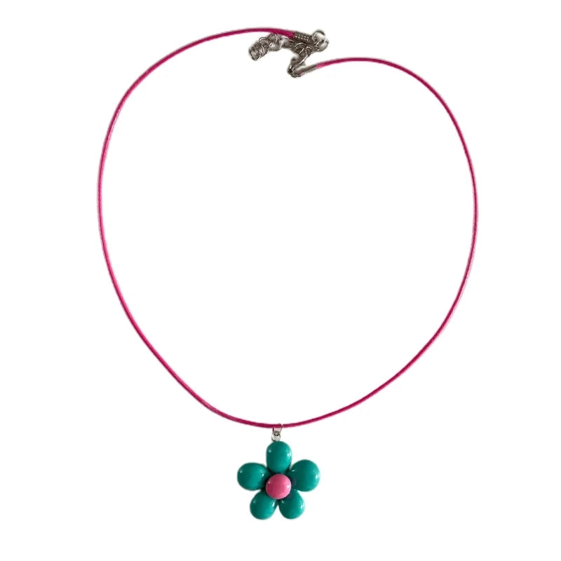 y2K Flower Pop Necklace