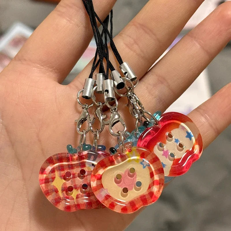 Apple Button Charm Strap