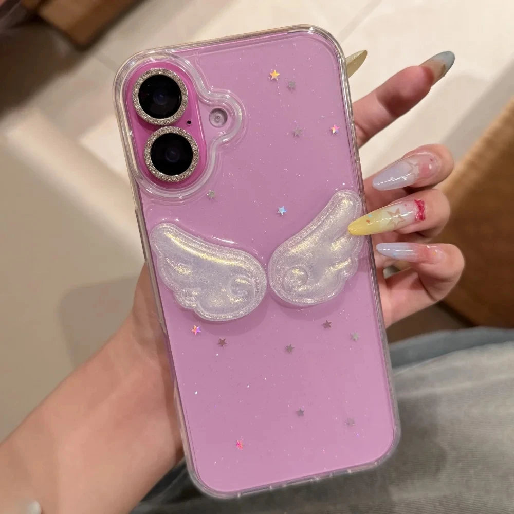 y2K Angel Wings iPhone Case