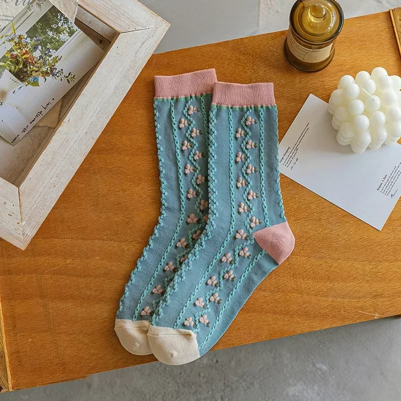 Flower Power Crew Socks
