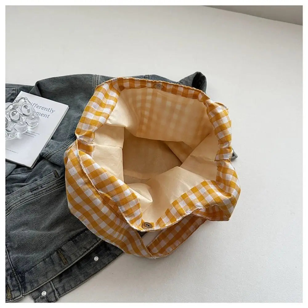 Gingham Tote Bag (4 Colours) - Ice Cream Cake