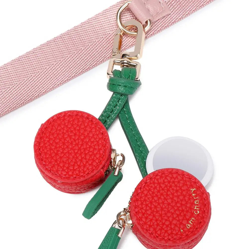 Fruity Clip-On Zipper Pouch Keychain