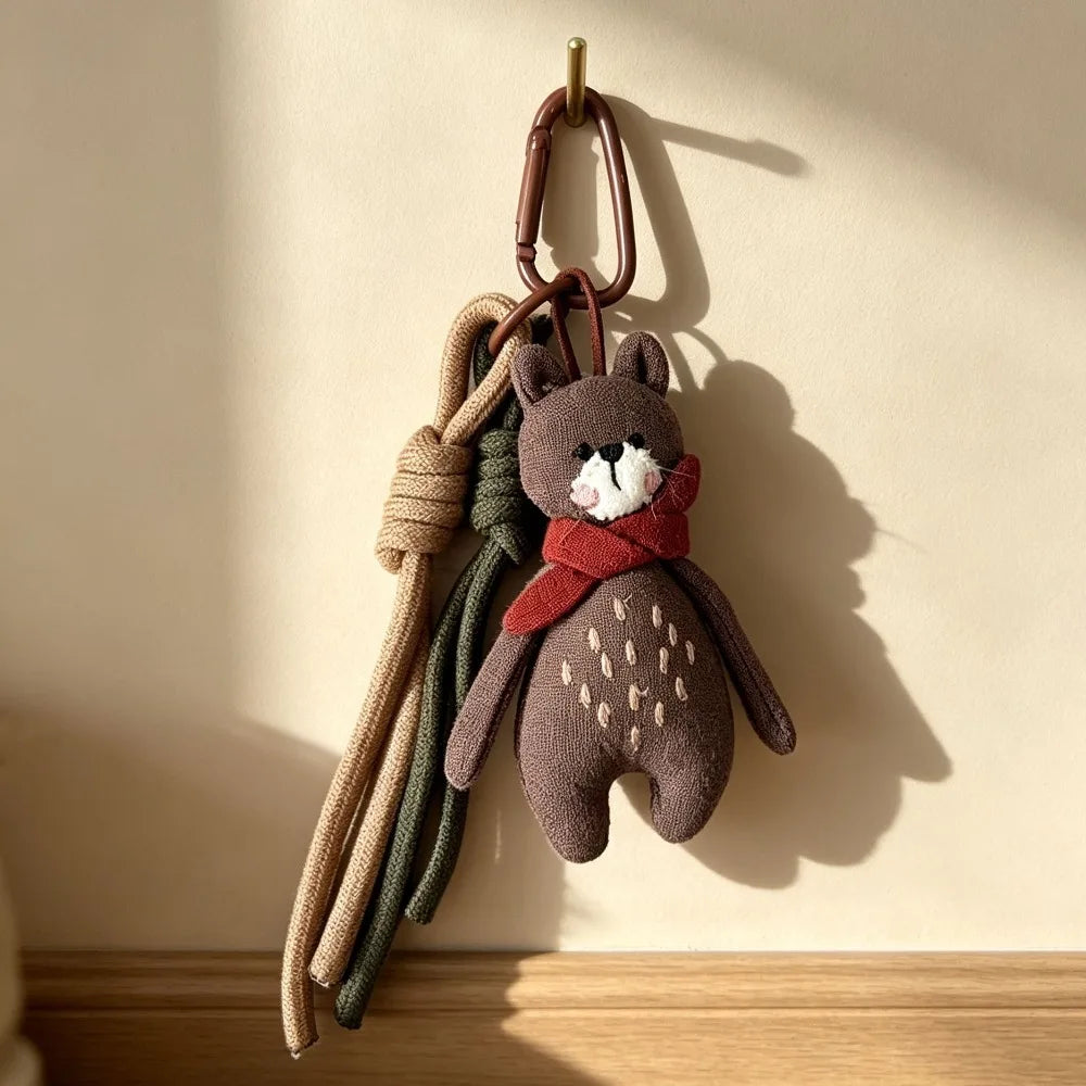 Cottagecore Cartoon Charm Keychain Strap