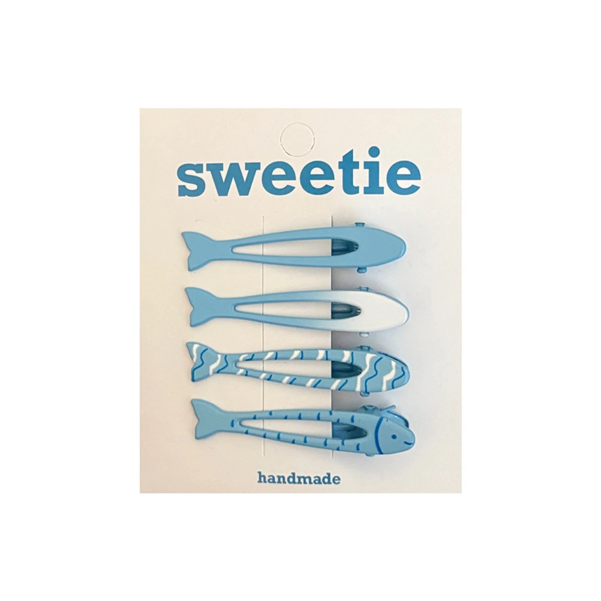 Sardine Hair Clips, Set of 4 - Ice Cream Cake