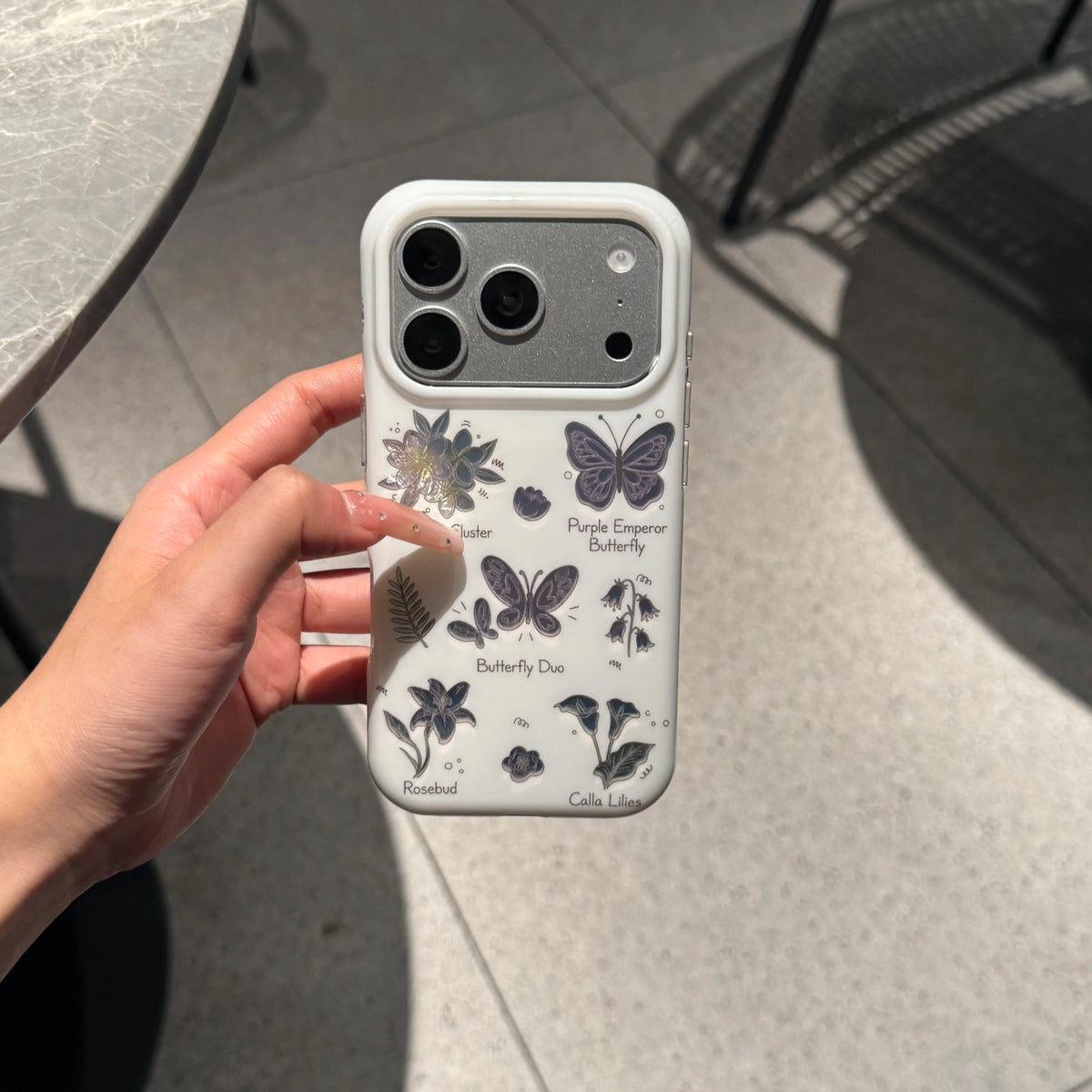 Butterfly Sketch iPhone Case
