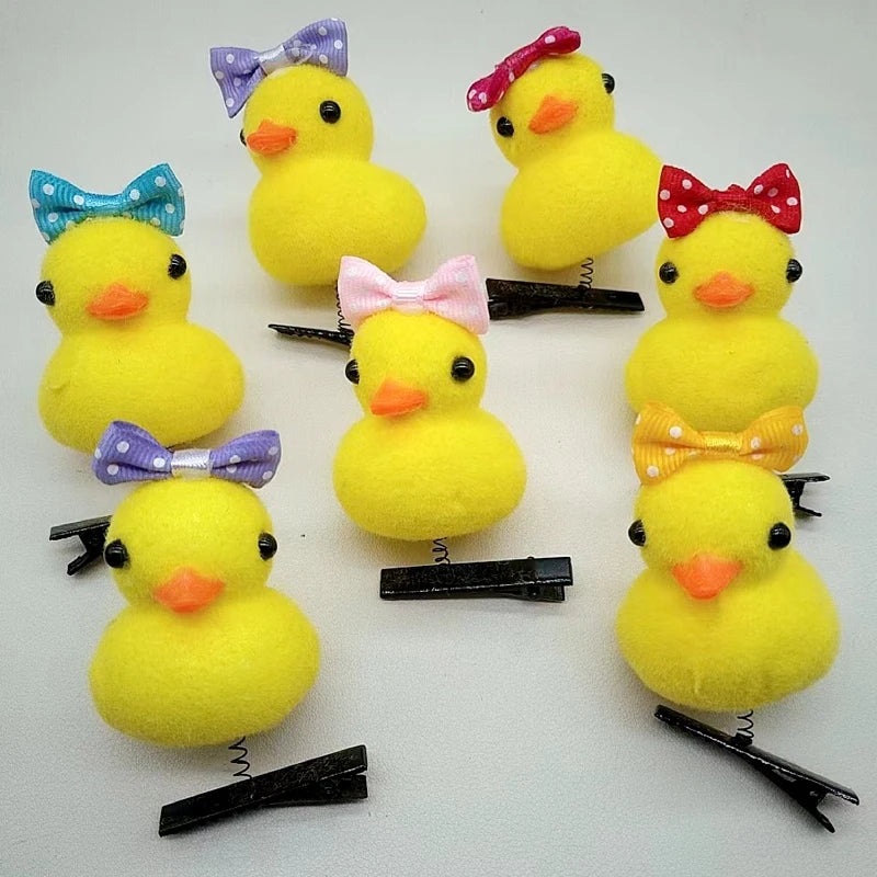 Rubber Ducky Mini Hairclip Set