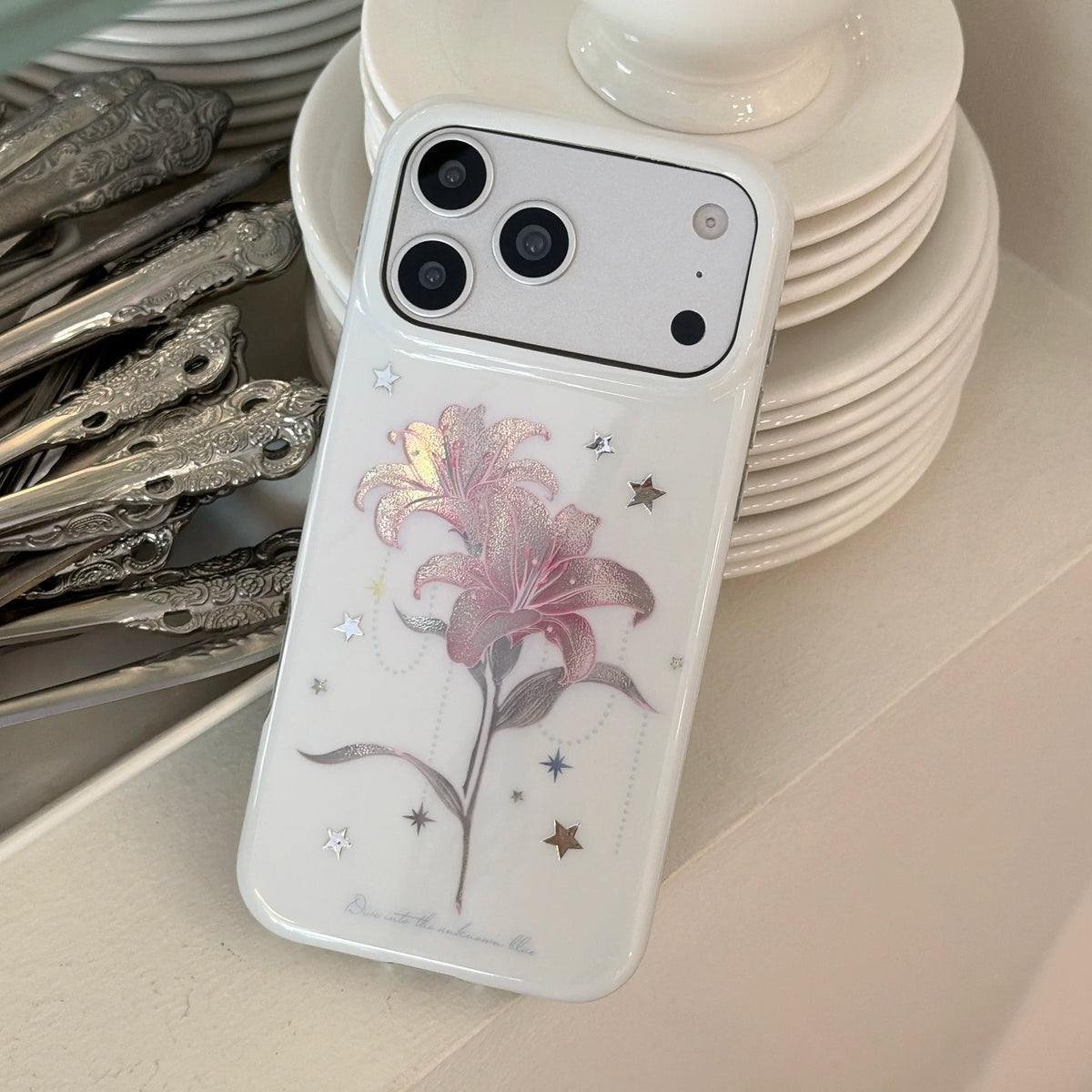 Shimmering Lily iPhone Case