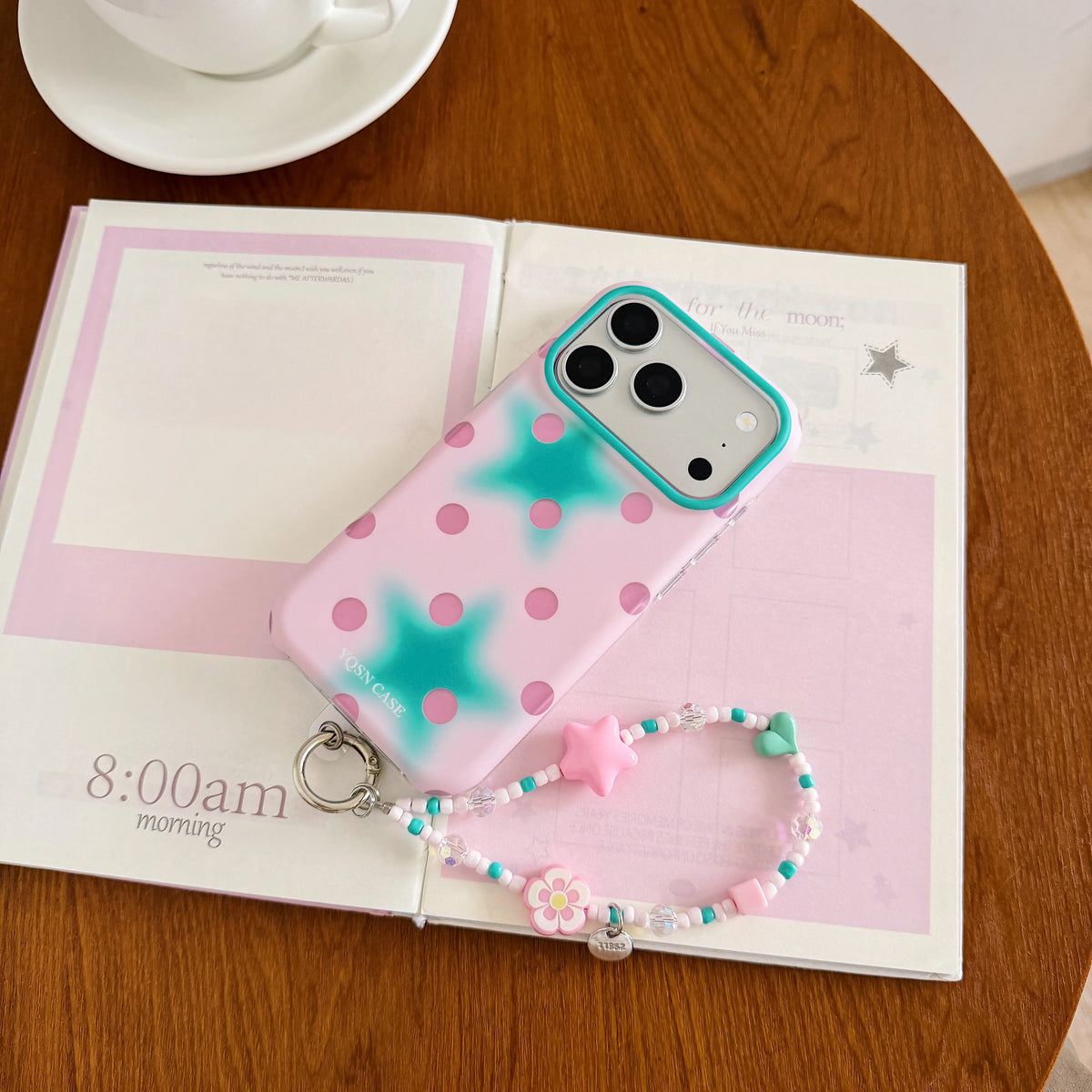 y2k Stars and Polka Dots iPhone Case