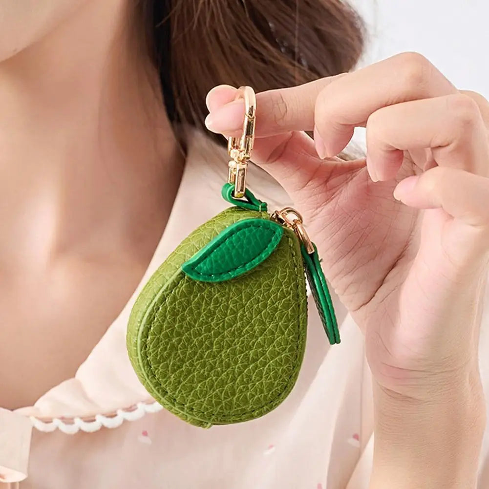 Fruity Clip-On Zipper Pouch Keychain