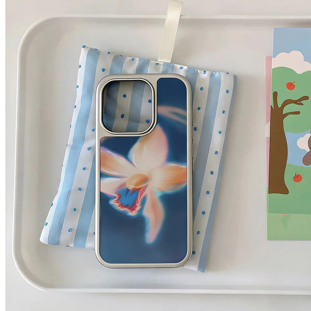 Glowy Orchid iPhone Case