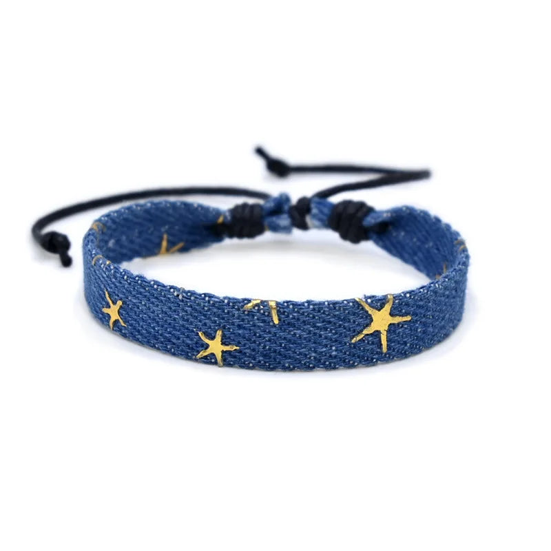Denim Star Bracelet