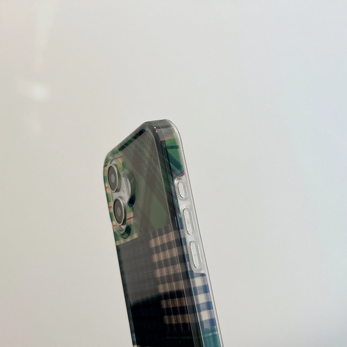 Glossy Patchwork iPhone Case
