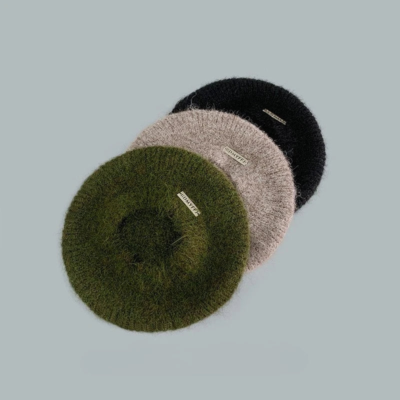 Fuzzy Beret hat