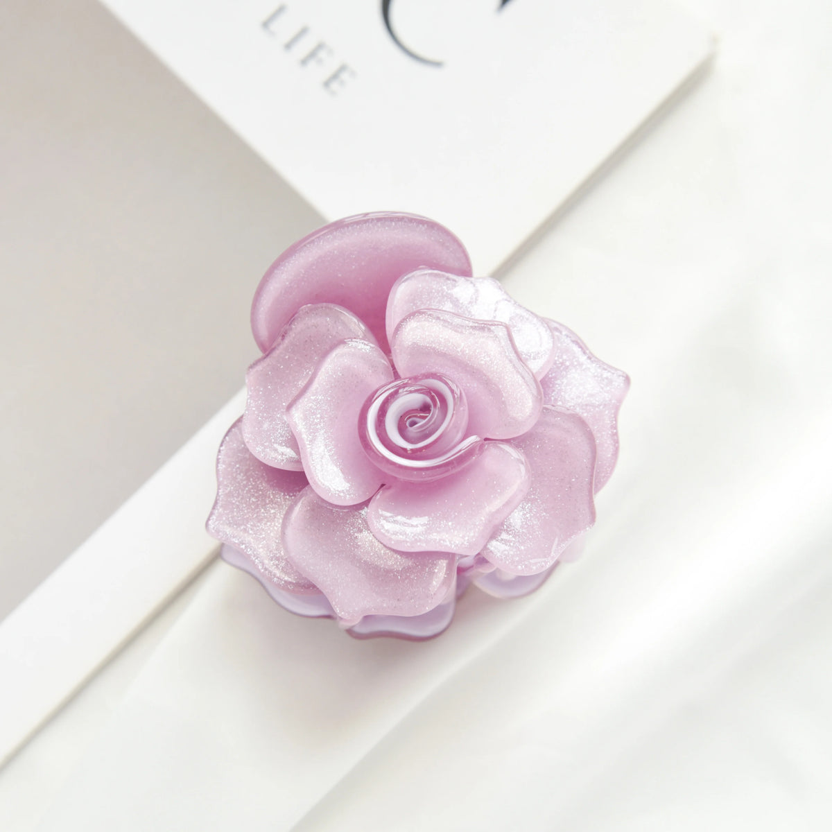 Camellia Hair Claw - Ice Cream Cake