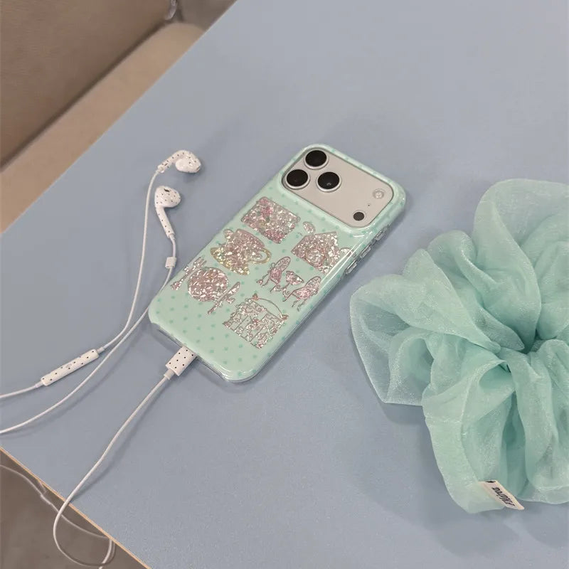 Garden Tea Party iPhone Case