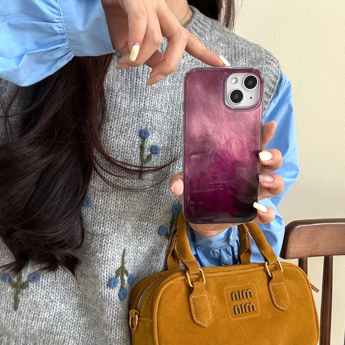 Purple Gradient iPhone Case