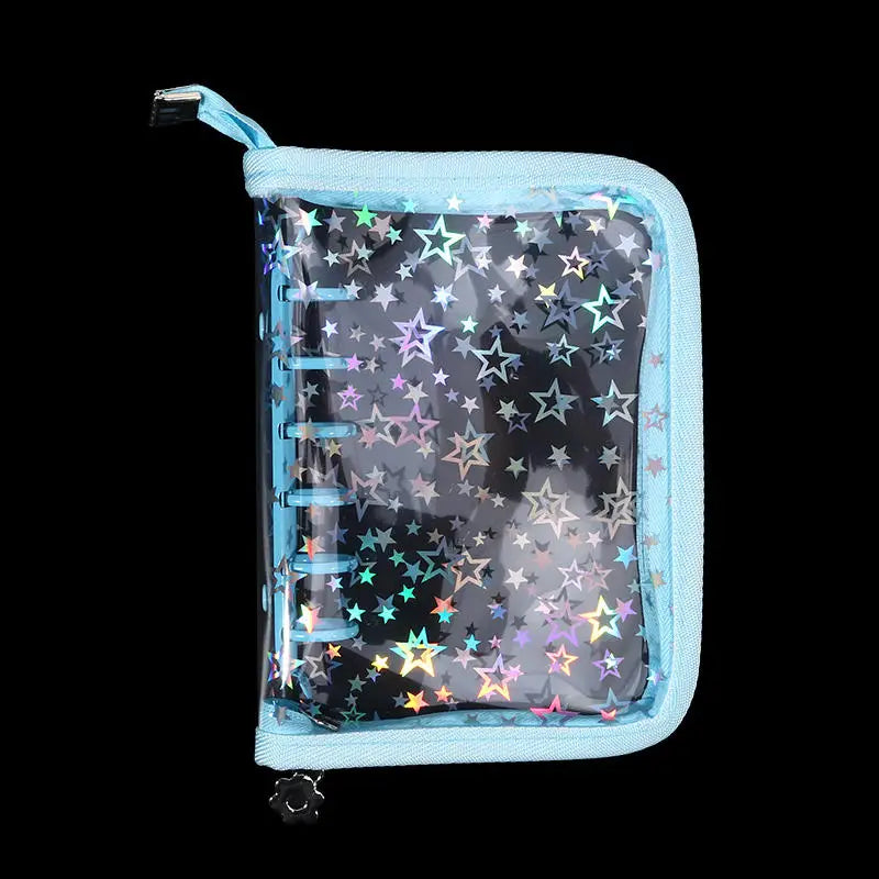 Star Glitter Photo Card Ring Binder