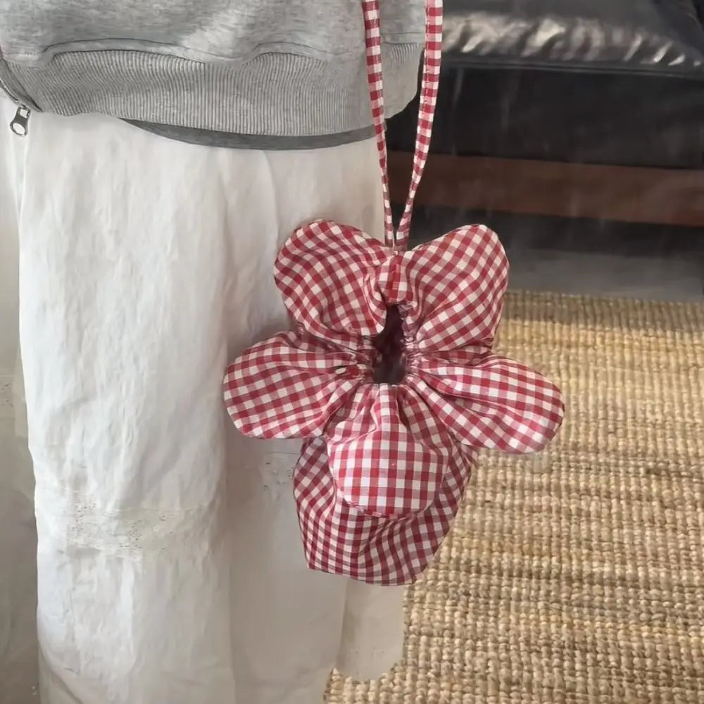 Drawstring Flower Petal Purse (3 Colours) - Ice Cream Cake