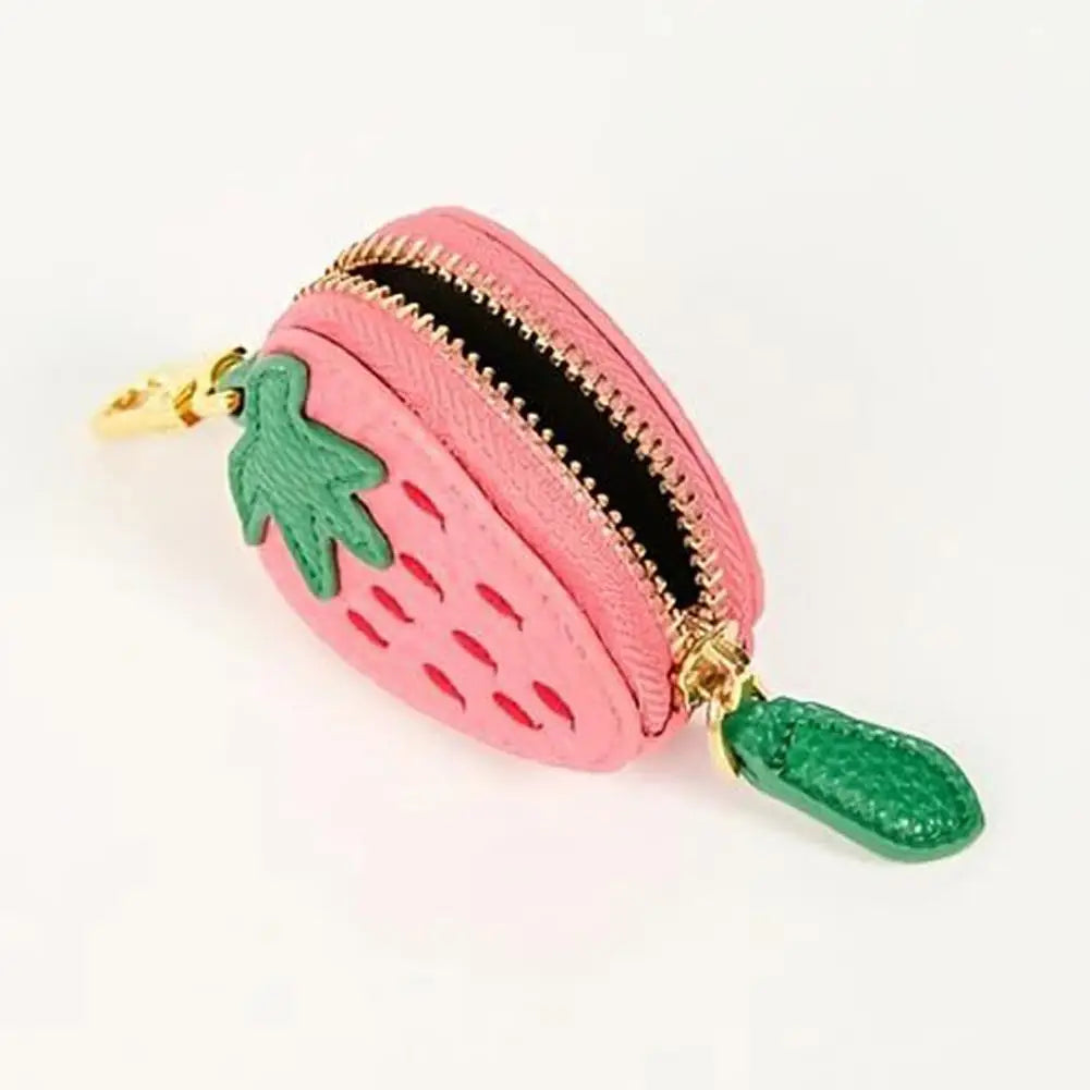 Fruity Clip-On Zipper Pouch Keychain