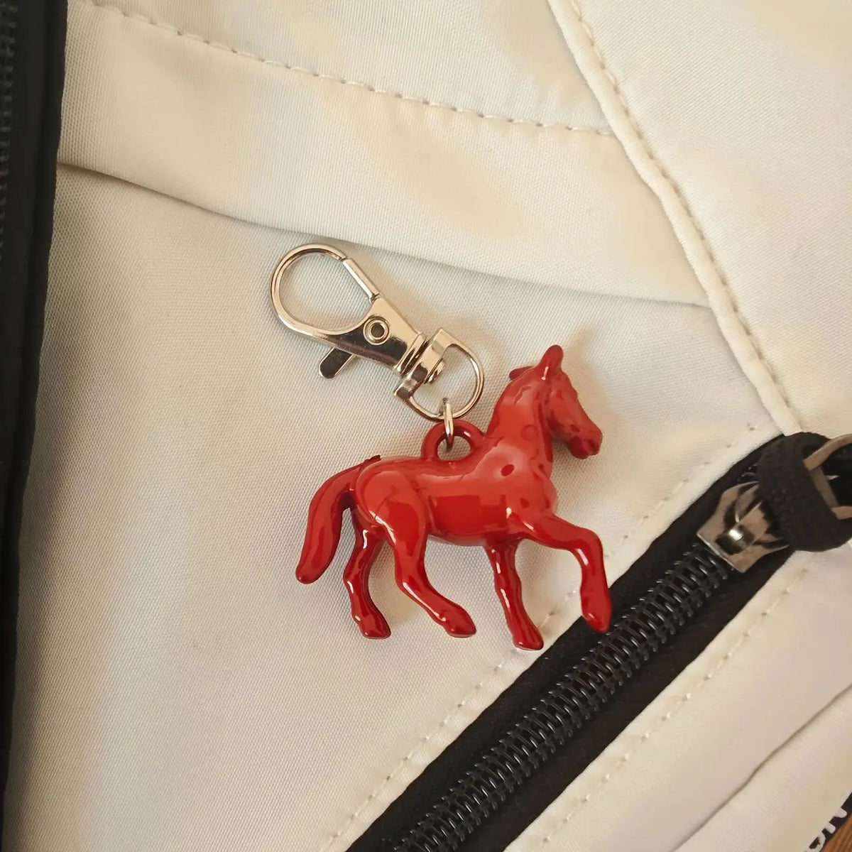 Tiny Horse Clip-On Keychain Charm