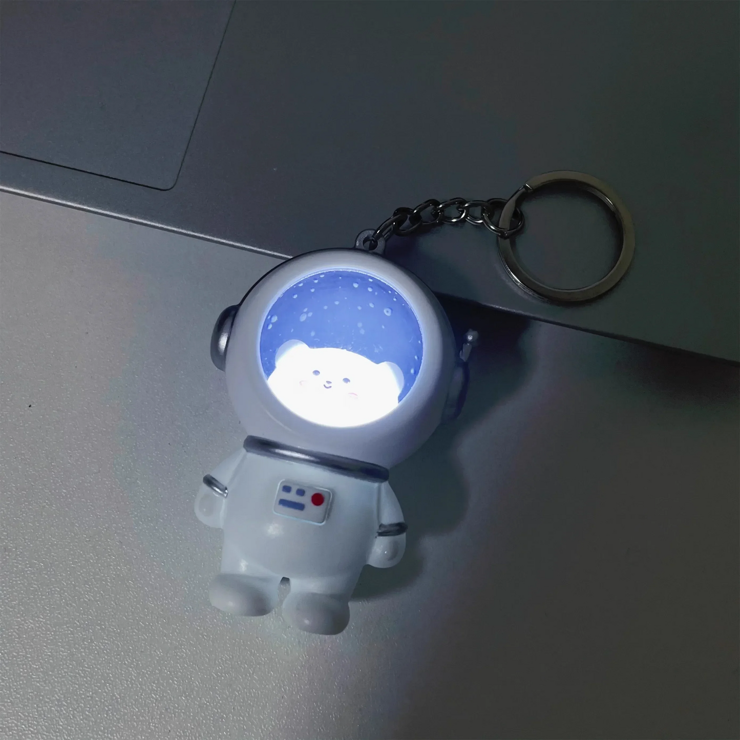 Light Up Astronaut Animal Keychain (4 Designs)