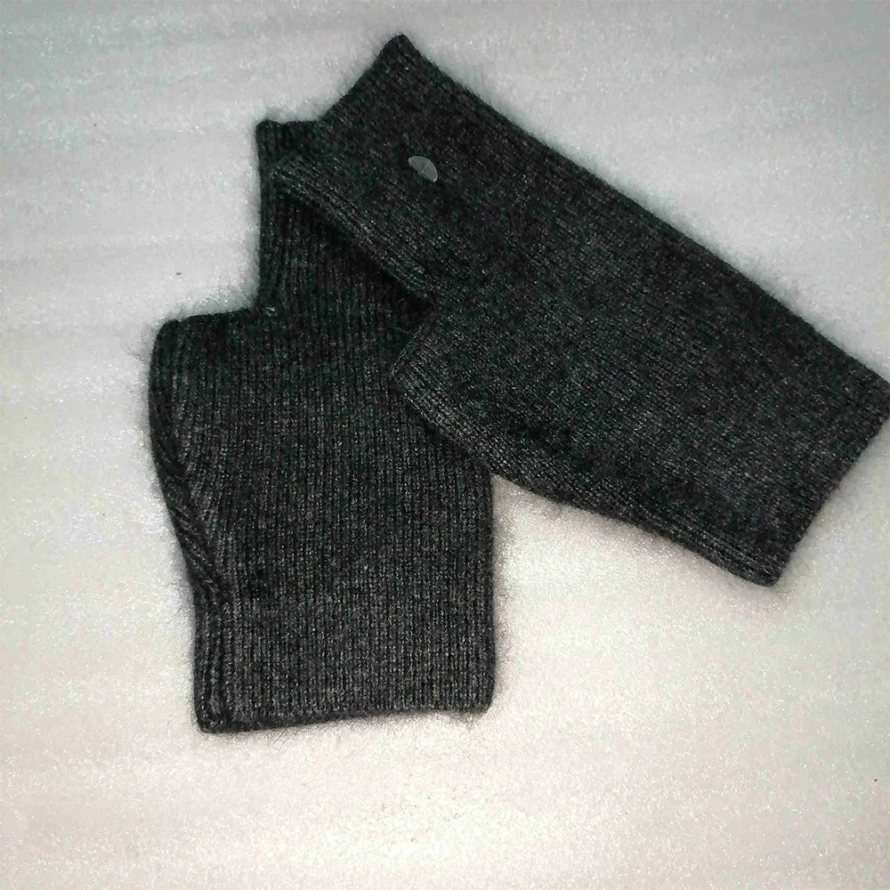 Fuzzy Fingerless Gloves