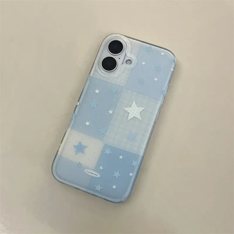 Baby Blue Starry iPhone Case
