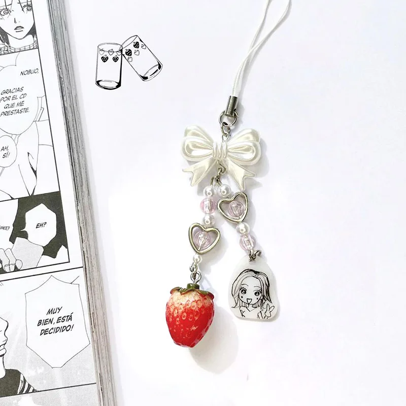Nana and Hachi Strawberry Charm Strap (2 Designs)