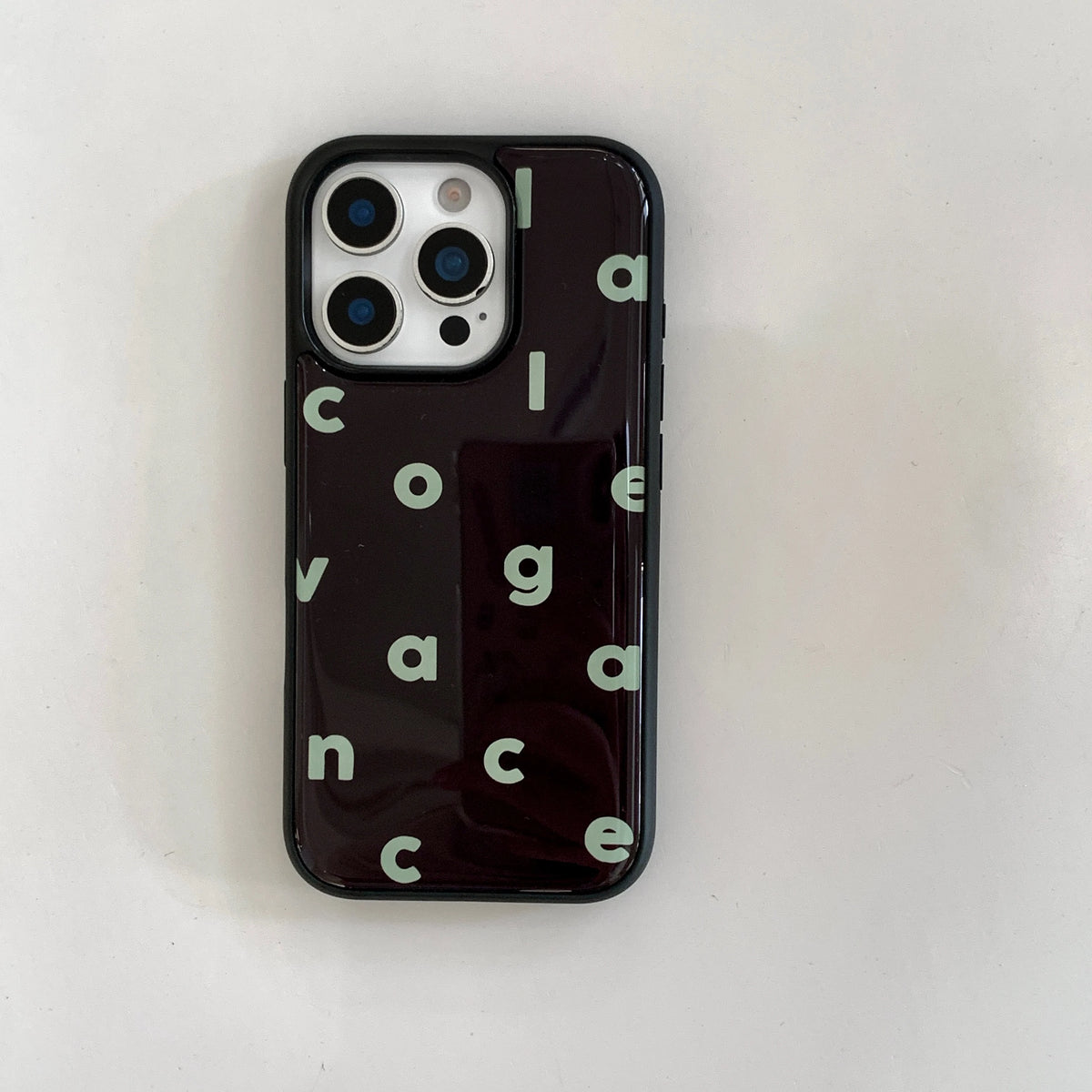 Glossy Alphabet iPhone Case