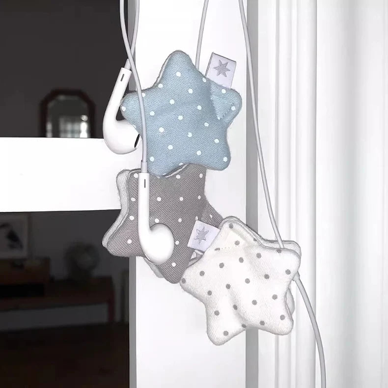 Polka Dot Star Cable Tidy