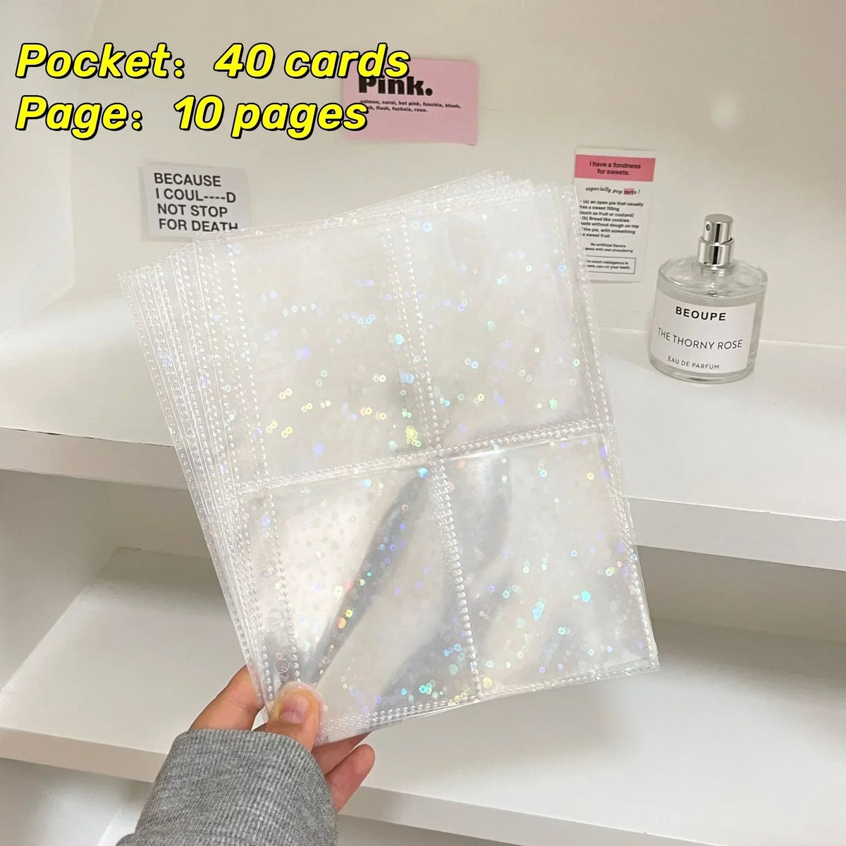 Trading Card Insert Sleeve Planner Page Sets (Set of 10 Sheets)