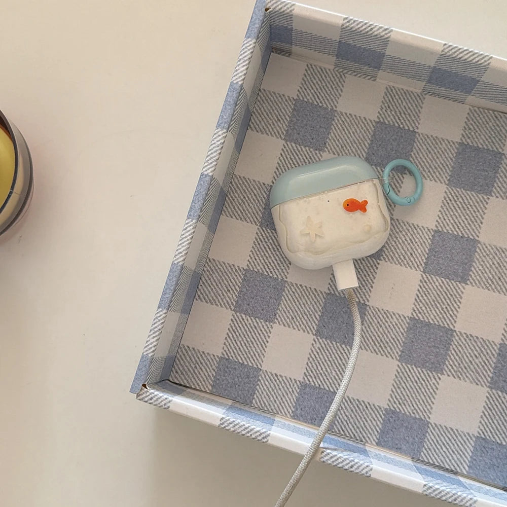 Goldfish Clip-On AirPods Charger Case Cover