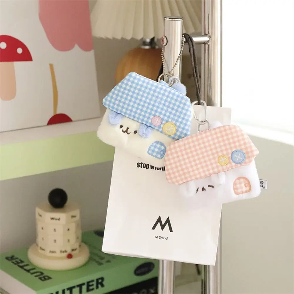 Puppy Dog House Clip-On Coin Purse