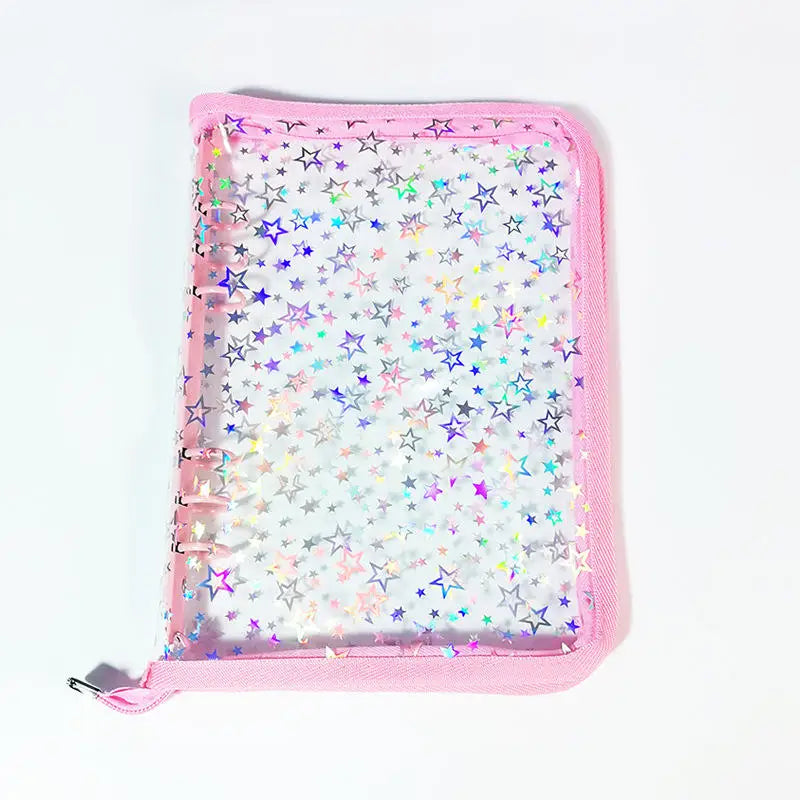 Star Glitter Photo Card Ring Binder