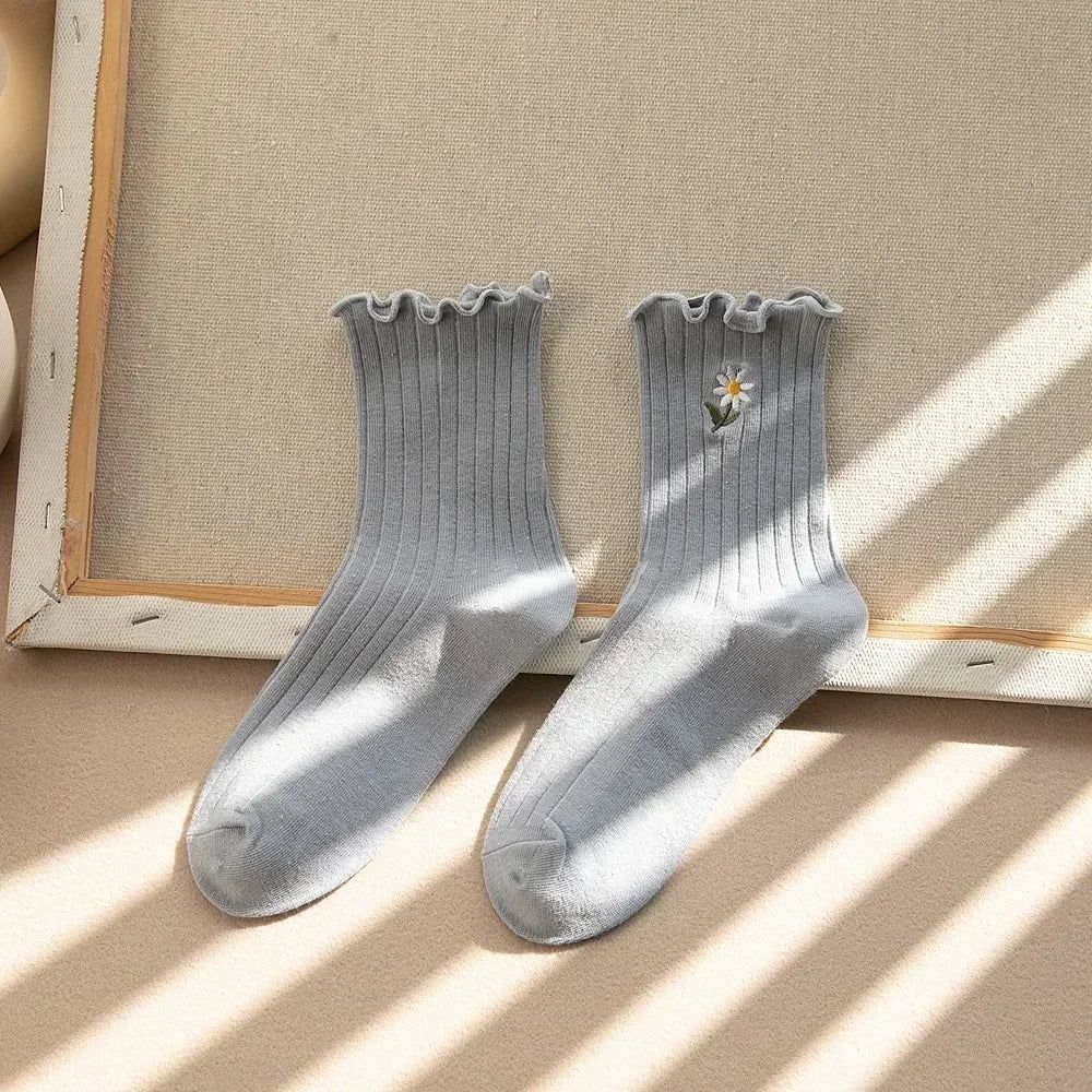 Flower Power Crew Socks