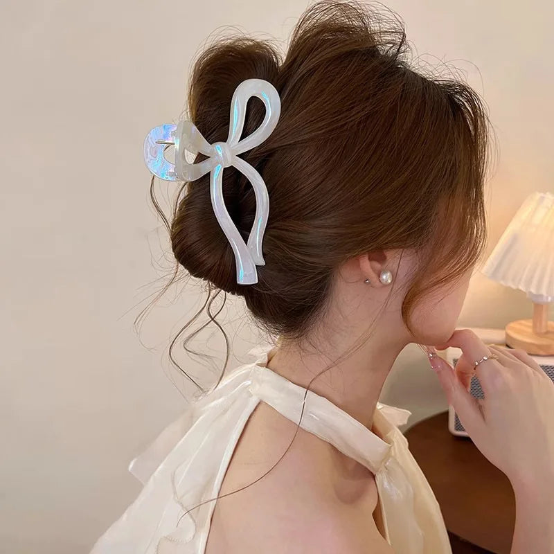 Balletcore Iridescent Hair Claw Clip