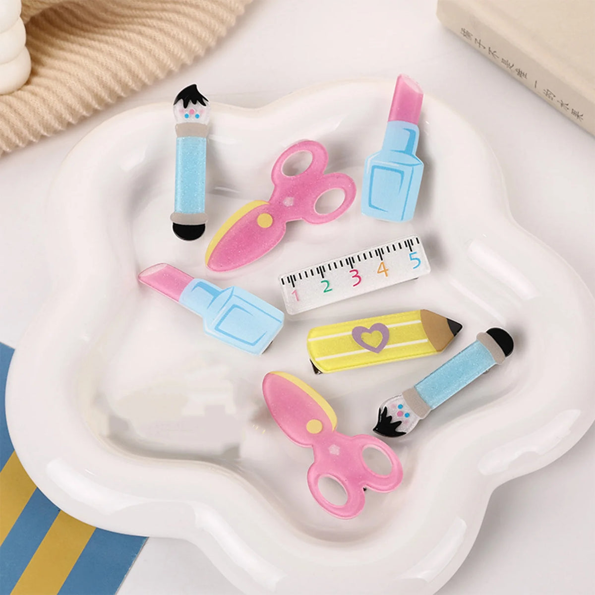 School Supply Stationery Hair Clip