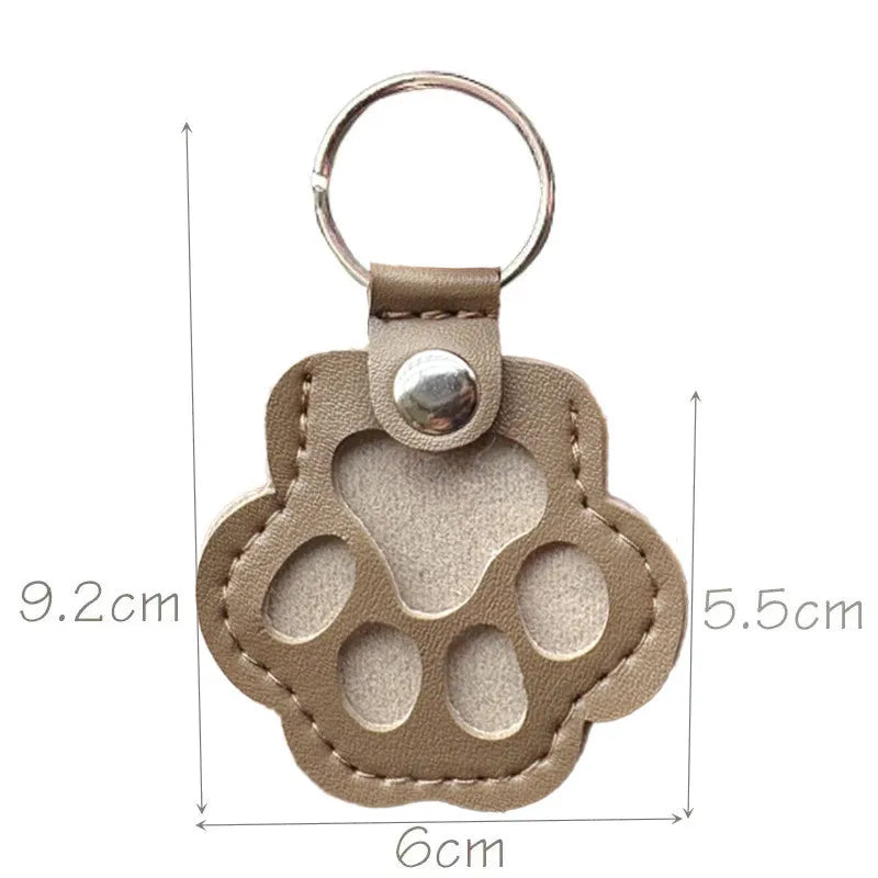 Pet Paw Fur Keeper Keychain