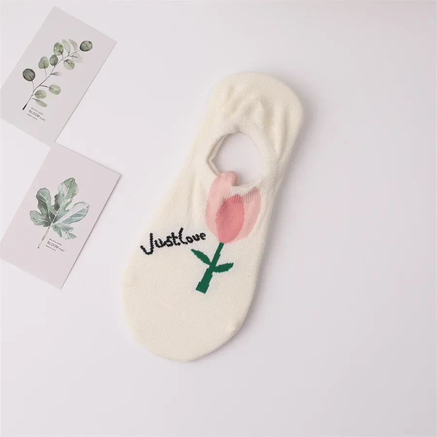Flower Power Crew Socks