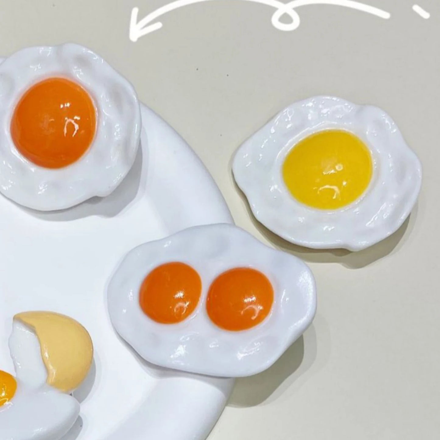 Lovely Cute Korea Egg Hairpins Sweet Yellow Hair Clip Hair Grip Barrettes Simulation Food Headwear Hair Accessories For Women - Ice Cream Cake