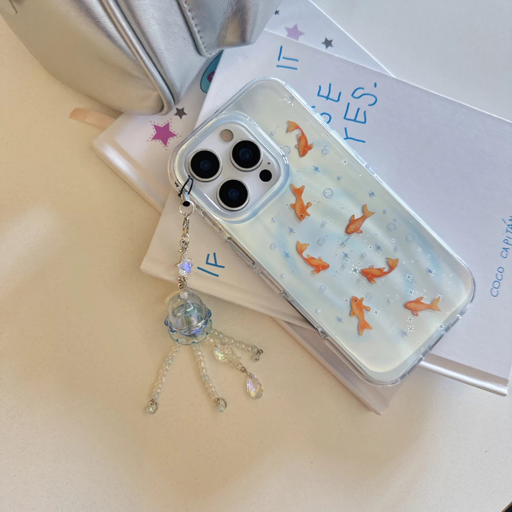 Iridescent Goldfish iPhone Case