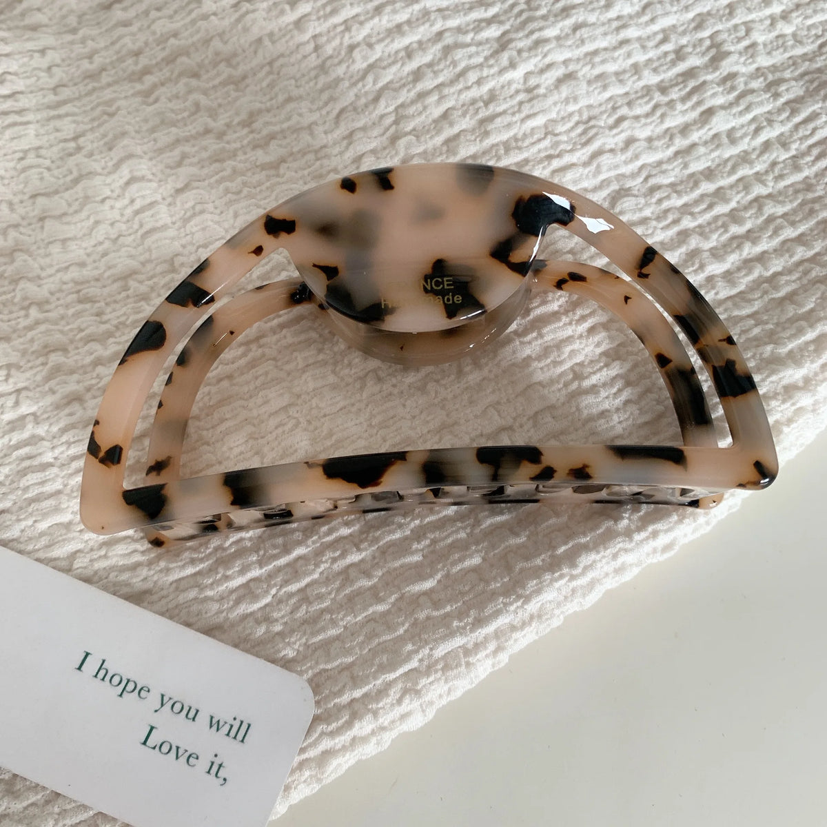 Geometric Hair Claw Clip