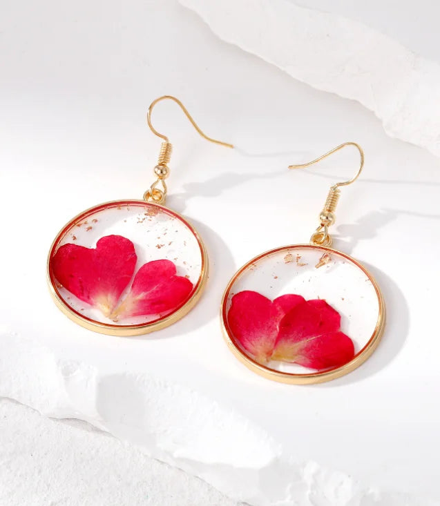 Dried Flower Charm Jewelry