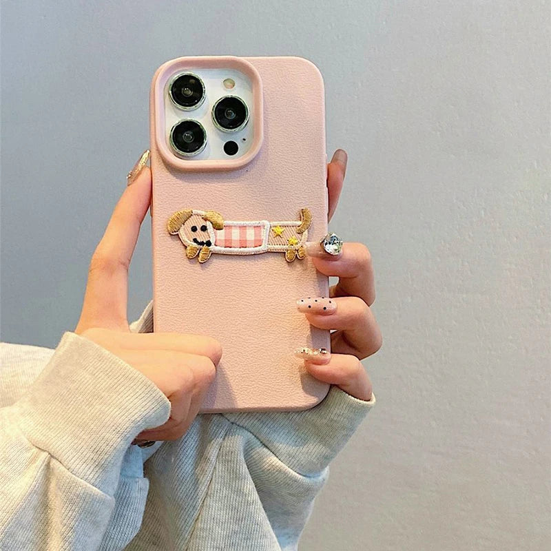 Stylish Sausage Dog iPhone Case