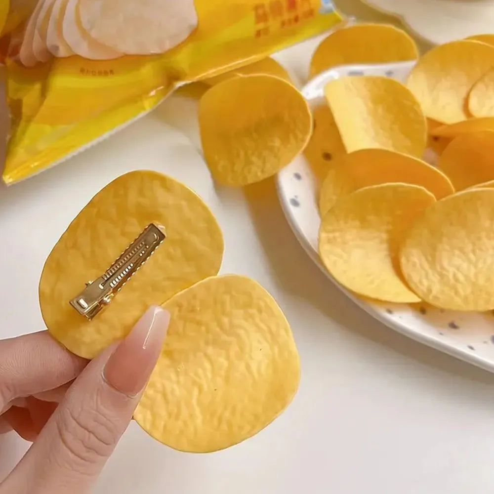 Potato Chip Hairclip