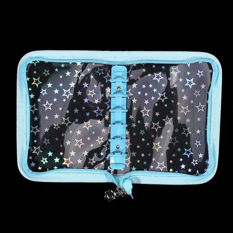 Star Glitter Photo Card Ring Binder