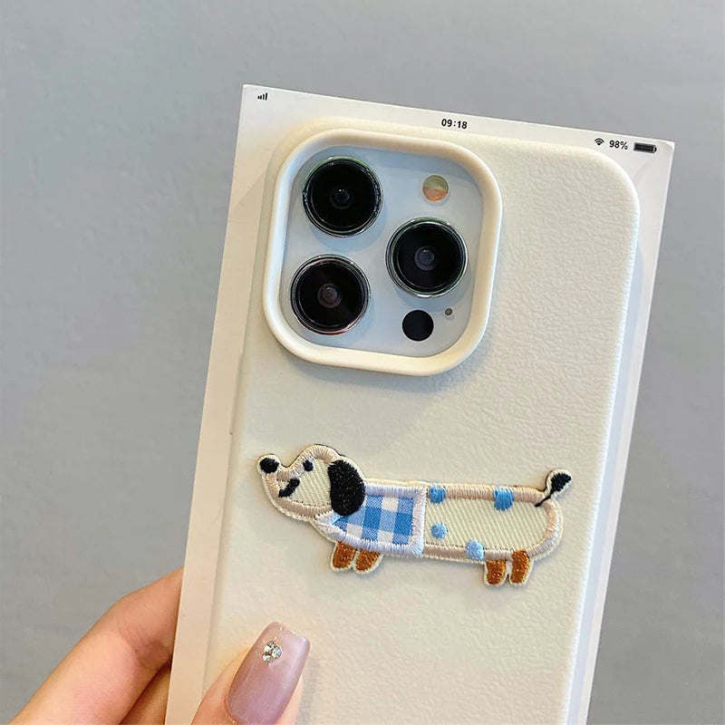 Stylish Sausage Dog iPhone Case