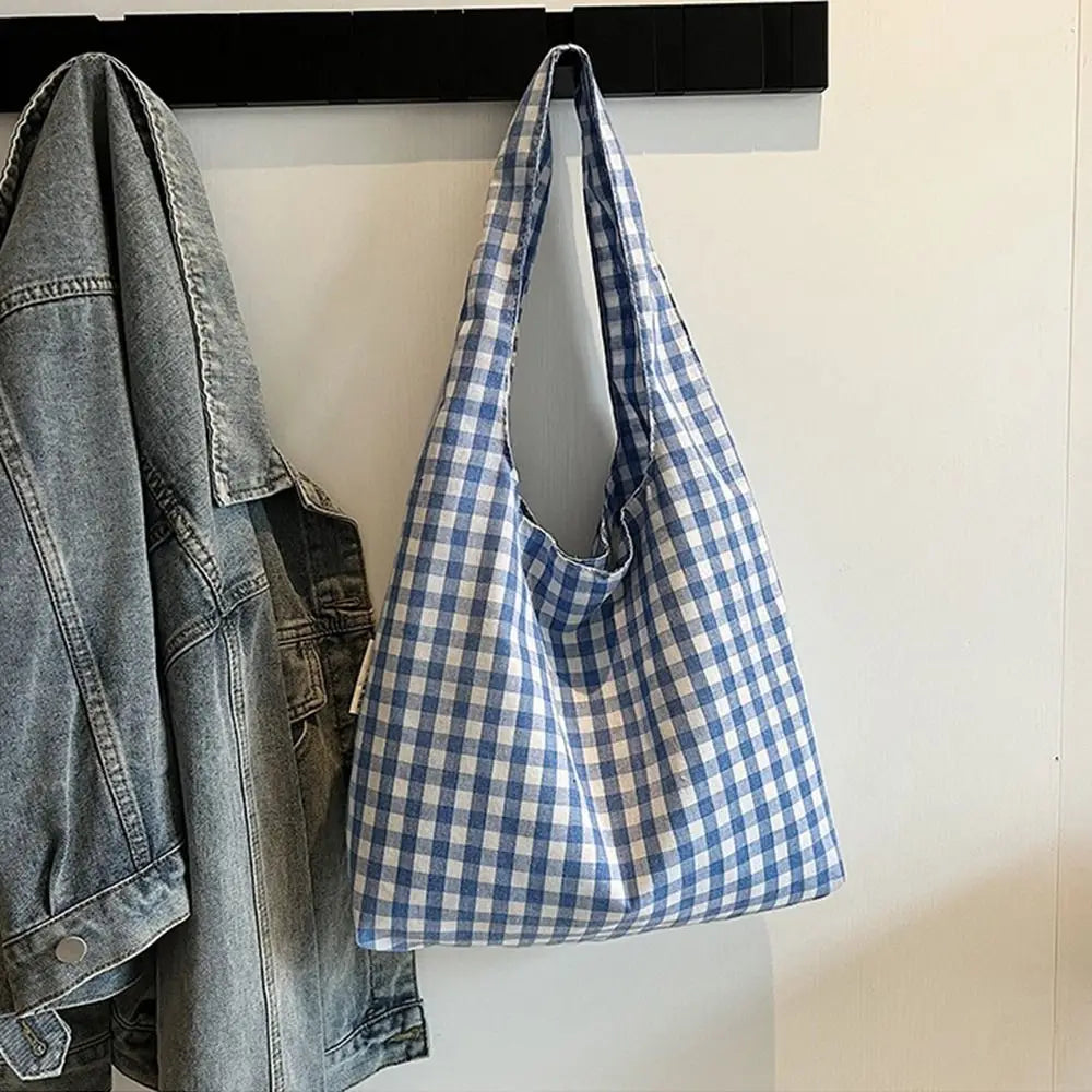 Gingham Tote Bag (4 Colours) - Ice Cream Cake