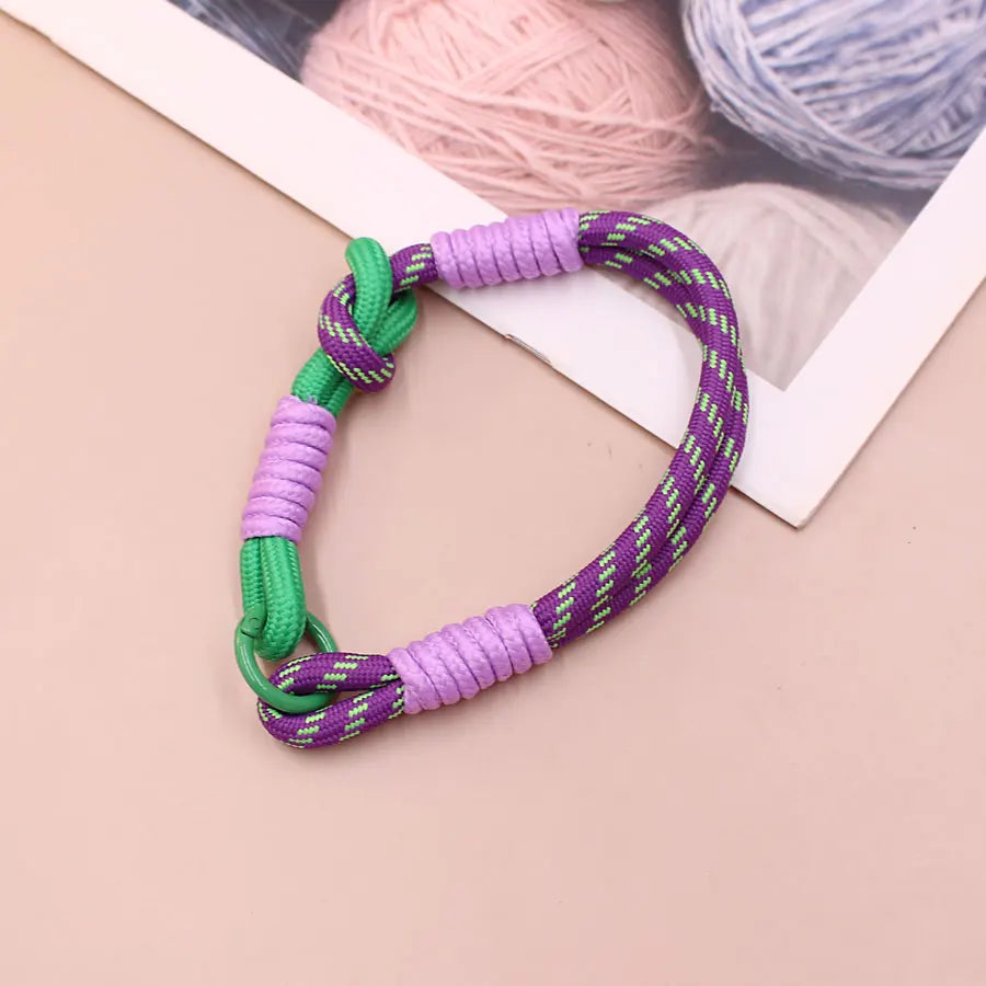Detachable braided wrist strap—suitable for mobile phones, figurines, keychains, bags, and water bottle accessories. - Ice Cream Cake