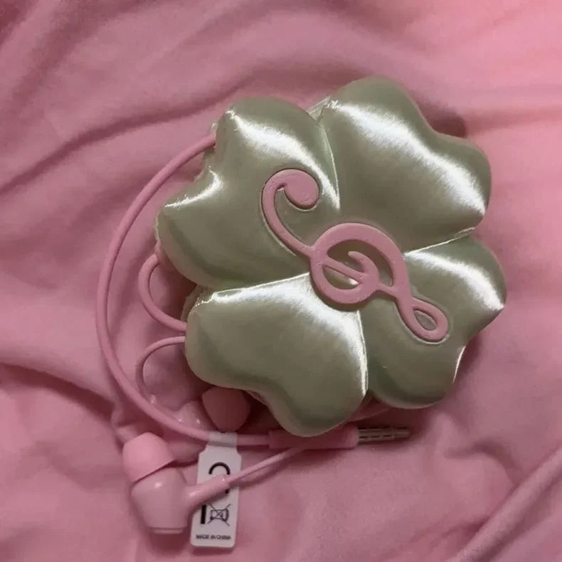 Kawaii Treble Clef Clover Cable Tidy